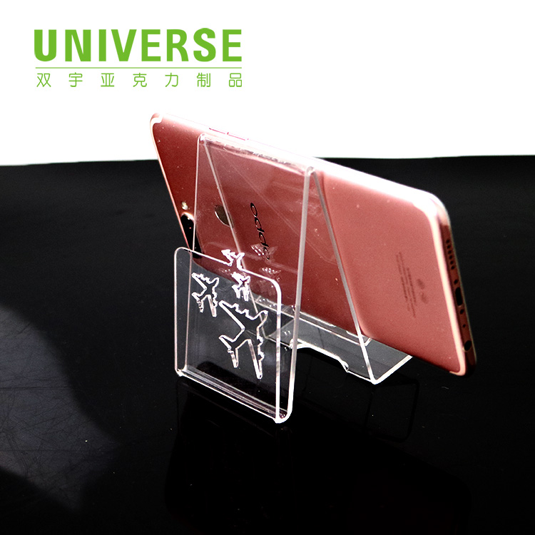 Portable Transparent Acrylic Simple Mobile Phone Bracket