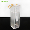 High End Custom Transparent Acrylic Red Wine Packing Box with Cover