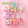 Square Transparent Candy Storage Box Combination Set